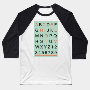 Helvetica Baseball T-Shirt